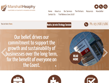 Tablet Screenshot of marshallandheaphy.co.nz